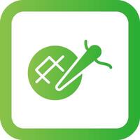 Embroidery Creative Icon Design vector