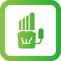 Robot Hand Creative Icon Design vector
