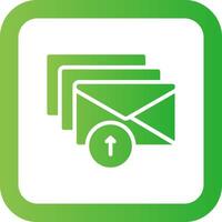 Email Blasts Creative Icon Design vector