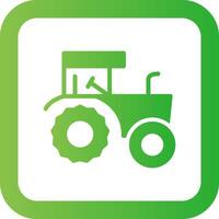 diseño de icono creativo de tractor vector