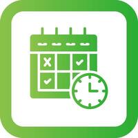 Schedule Creative Icon Design vector