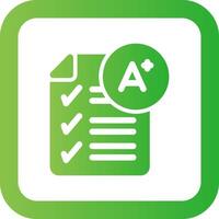 Grade Creative Icon Design vector