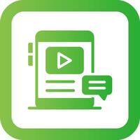 Digital Media Creative Icon Design vector