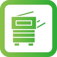 Copy Machine Creative Icon Design vector