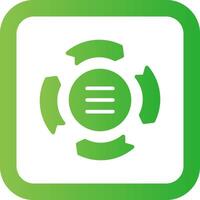 Circle Arrow Process Creative Icon Design vector