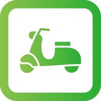 diseño de icono creativo de scooter vector