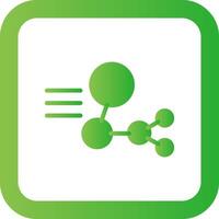 Molecular Structure Creative Icon Design vector