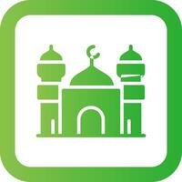 Mosque Creative Icon Design vector