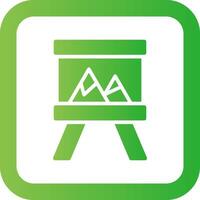 Canvas Creative Icon Design vector
