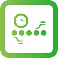 Circle Accent Timeline Creative Icon Design vector