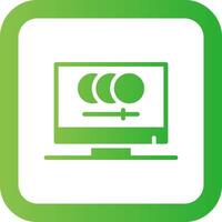 Digital Animation Creative Icon Design vector