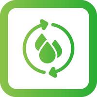 Water Recycle Creative Icon Design vector