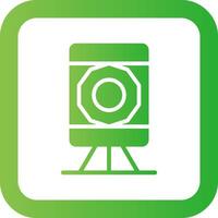 Theodolite Creative Icon Design vector