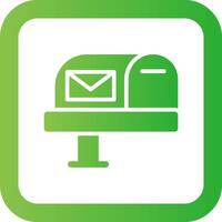 Mail Box Creative Icon Design vector