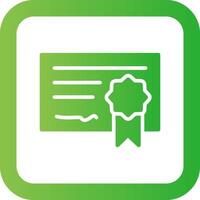 Diploma Creative Icon Design vector