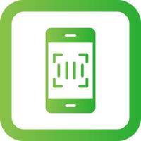 Barcode Creative Icon Design vector