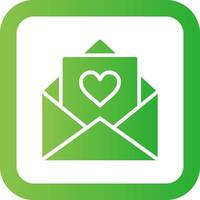 Love Letter Creative Icon Design vector