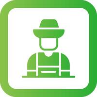 Farmer Creative Icon Design vector