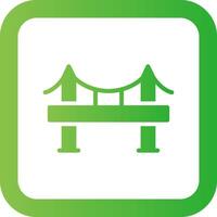 Bridge Creative Icon Design vector