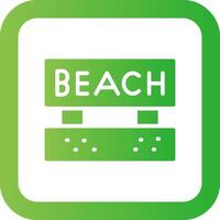 Beach Creative Icon Design vector