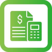 Accounting Creative Icon Design vector