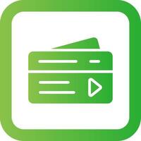 Credit Card Creative Icon Design vector