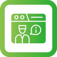Expert Help Creative Icon Design vector