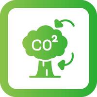 co2 creativo icono diseño vector