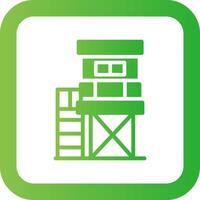 Watchtower Creative Icon Design vector