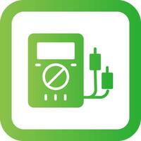 Voltmeter Creative Icon Design vector