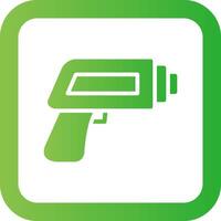 Thermometer Gun Creative Icon Design vector