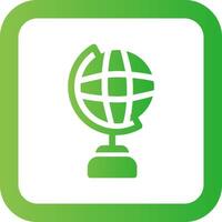 Globe Stand Creative Icon Design vector