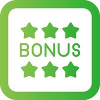 Bonus Creative Icon Design vector