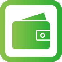 Wallet Creative Icon Design vector