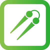 Knitting Needles Creative Icon Design vector