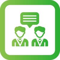 Dialogue Creative Icon Design vector