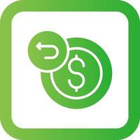Refund Creative Icon Design vector