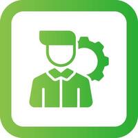 Employee Management Creative Icon Design vector