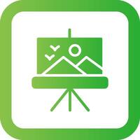 Canvas Creative Icon Design vector