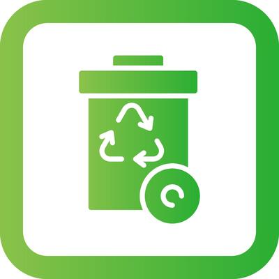 Recycle Bin Creative Icon Design