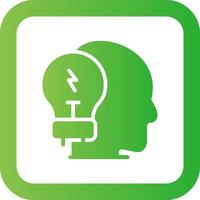 Brainstorm Creative Icon Design vector