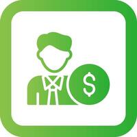 Backer Creative Icon Design vector