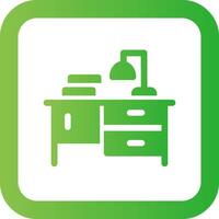 Study Table Creative Icon Design vector