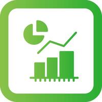 Statistical Analysis Creative Icon Design vector