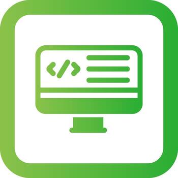 web programación creativo icono diseño vector