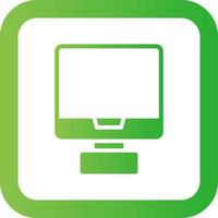 Monitor Creative Icon Design vector