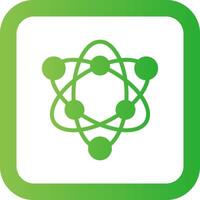 Atom Creative Icon Design vector
