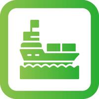 Ship Creative Icon Design vector