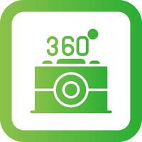 360 Camera Creative Icon Design vector