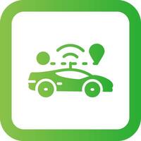 Self Driving Creative Icon Design vector